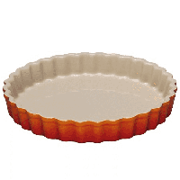 LE CREUSET - Aardewerk - Taartvorm 28cm Oranjerood - thumbnail