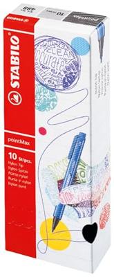 Vilstift STABILO pointMax 488/51 medium turquoise blauw | 10 stuks