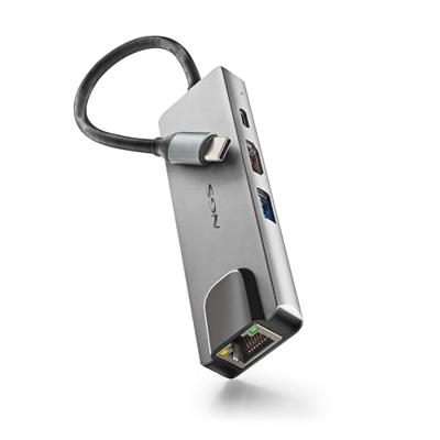 USB-HUB NGS WonderDock Supra Grijs