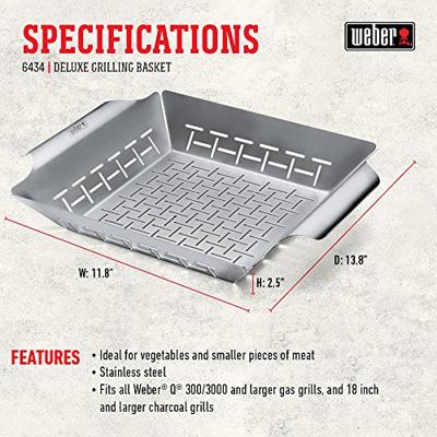 Weber | Deluxe Grillkorf | 6x29,5x35cm - thumbnail