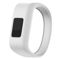 Silicone polsbandje voor Sport voor Garmin Vivofit JR maat: Large (wit) - thumbnail