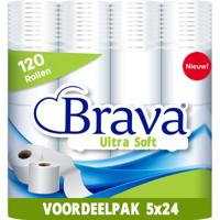 Brava Ultra Soft Toiletpapier Voordeelverpakking - 120 Rollen - thumbnail