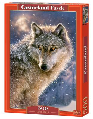 Selecta Castorland legpuzzel lone wolf, 500st. Selecta Castorland legpuzzel lone wolf, 500st.