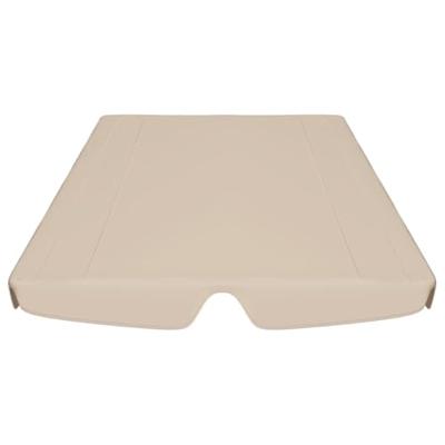 Vervangingsluifel voor schommelbank 150/130x105/70 cm beige - thumbnail