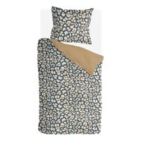 Byrklund - Dekbedovertrek Lazy Leopard - 140x220 - Okergeel - thumbnail