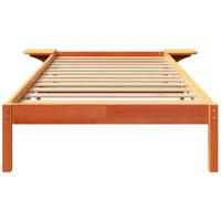 Bedframe met nachttafels Bruin 75 x 190 cm Wasbruin - thumbnail