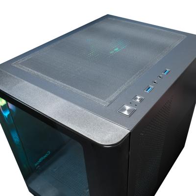 ATX Semi-toren doos CoolBox COO-CHA-GM100-0 Zwart Tower