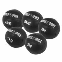Medicine ball set 15 kg leer - thumbnail