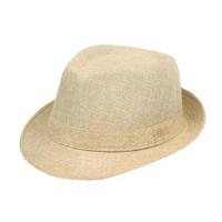 Beige Fashion Seaside Sun Visor Hat vouwen netto oppervlakte Jazz hoed grootte: 58cm - thumbnail
