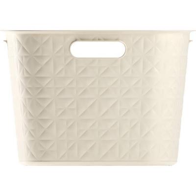 Curver Softex wasmand 45L Krijtwit