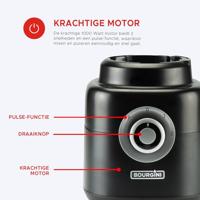 Bourgini Power Blender Set Zwart - thumbnail