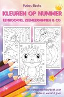 Kleuren op nummer - Eenhoorns, zeemeerminnen & Co. - Funkey Books - Paperback (9783967720716) - thumbnail