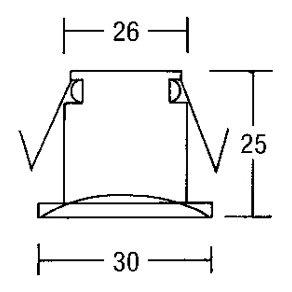 Brumberg 2030.02 spotje Verzonken spot Chroom G4 Halogeen 20 W