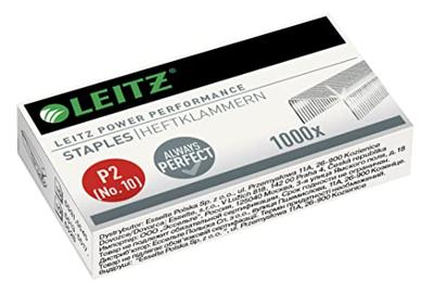 Leitz Power Performance P2 nietjes nr. 10, staal, doos van 1000 stuks