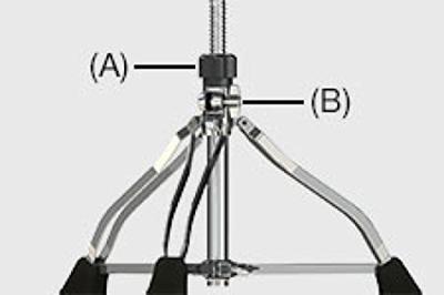 Tama HT830R Round Rider XL drumkruk rood - thumbnail