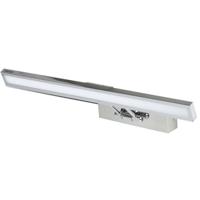 LED Spiegelverlichting - Schilderijverlichting - Viron Quala - 8W - Natuurlijk Wit 4000K - Mat Chroom - Aluminium - thumbnail