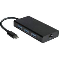 VALUE USB-C naar Gigabit Ethernet-converter + hub - thumbnail