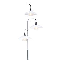 Steinhauer Moderne leeslampTallerken 3-lichts zwart met wit - 2659ZW - thumbnail