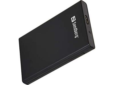 Sandberg USB 3.0 to SATA Box 2.5 2.5 HDD-/SSD-behuizing Zwart