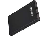 Sandberg USB 3.0 to SATA Box 2.5 2.5 HDD-/SSD-behuizing Zwart - thumbnail