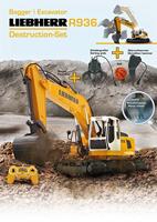 Jamara Graafmachine Liebherr R936 met grijper en hamer - thumbnail