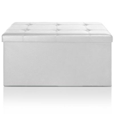 Monzana Zitbank - 80cm - met - opbergruimte - in - Wit Monzana Zitbank - 80cm - met - opbergruimte - in - Wit