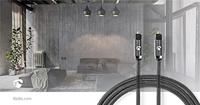 Nedis Optische Audiokabel | TosLink Male naar TosLink Male | 1 m | 1 stuks - CATB25000GY10 CATB25000GY10 - thumbnail
