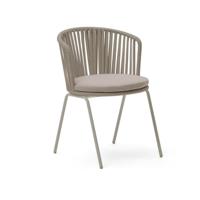 Kave Home Tuinstoel 'Saconca' Gevlochten touw, kleur Beige - thumbnail