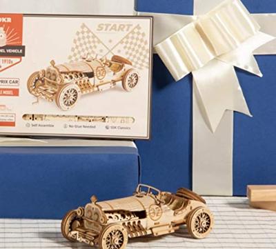 Robotime ROKR 3D houten Grand Prix Car pionierssportwagen