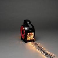 Konstsmide 3843-800 Lichtketting Buiten Energielabel: E (A - G) werkt op het lichtnet Aantal lampen 300 LED Barnsteen Verlichte lengte: 6.58 m Haspel - thumbnail