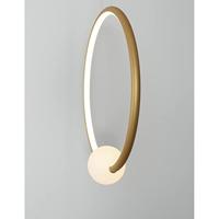 Lyora HanglampCelia goud met wit rond - 9820604 - thumbnail