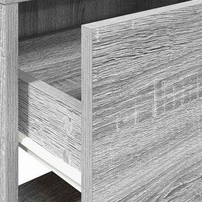 Nachtkastje met lade 51x31x47 cm grijs sonoma eikenkleurig Nachtkastje met lade 51x31x47 cm grijs sonoma eikenkleurig