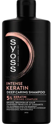Syoss Intense Keratin Deep Caring Shampoo 5% Keratine Strong Complex