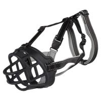 TRIXIE MUILKORF MUZZLE FLEX SILICONE ZWART XL 37X39 CM - thumbnail