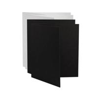 V-Flat Tabletop V-Flats - Medium (20"x35") 2x white 2x black - thumbnail