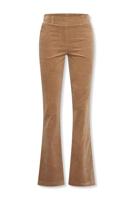 Helena Hart Broek Flair Velvet 7559 Flared Camel - thumbnail