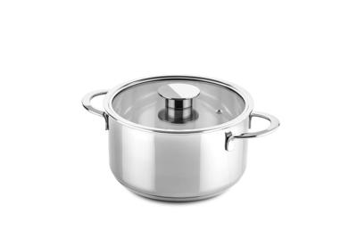 Deep Casserole 2 Handles W/Glass Li