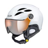 Cp Curako Skihelm met Vizier Wit | Spiegel Vizier (☁/❄/☀) - thumbnail