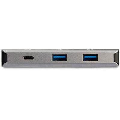 StarTech.com 3 Port USB-C Hub met Gigabit Ethernet RJ45 GbE Port - 2x USB-A, 1x USB-C - SuperSpeed 10Gbps USB 3.1/3.2 Gen 2 Type C Adapter Hub - USB Bus Powered - Aluminum - Compatibel met TB3