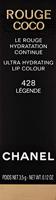 Chanel Rouge Coco Ultra Hydrating Lip Colour 428 Légende Lippenstift 3.5 g Dames - thumbnail