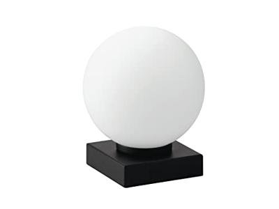 ECO-Light Tischleuchte 9110-L1 NERO Tafellamp E14 Wit, Zwart