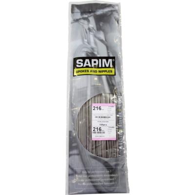 Sapim spaak leader 14-216 rvs z/nippel (1 stuk)