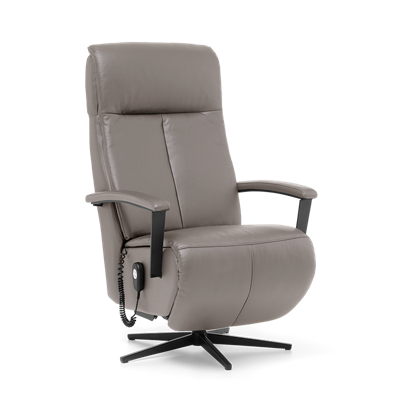 Sta-op Stoel J-106 Grijs Leer