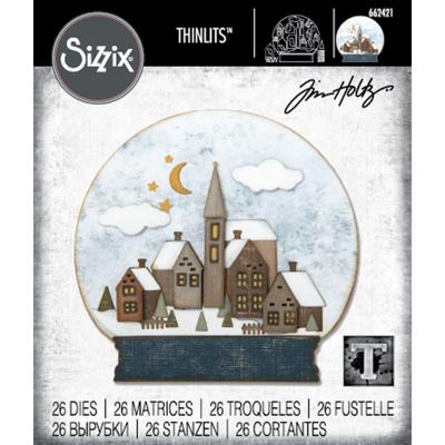 Sizzix • thinlits die set 26pcs snowglobe #2 by tim holtz