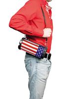 USA Draadloze Speaker met Bluetooth, USB, SD en AUX - 16 Uur Speeltijd - Met Amerikaanse Vlag (HPG407BT-USA) - thumbnail