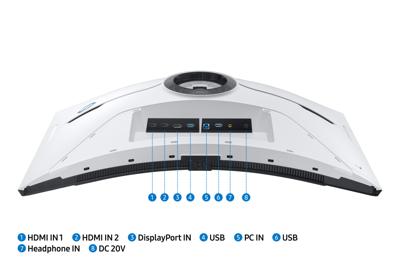 Samsung Odyssey Neo G8 LS32BG850NPXEN 32 4K Ultra HD 240Hz Curved MiniLed VA Gaming Monitor