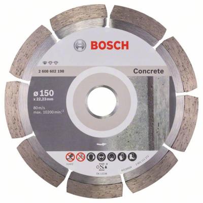 Bosch Accessories 2608602198 Bosch Power Tools Diamanten doorslijpschijf Diameter 150 mm 1 stuk(s) Bosch Accessories 2608602198 Bosch Power Tools Diamanten doorslijpschijf Diameter 150 mm 1 stuk(s)