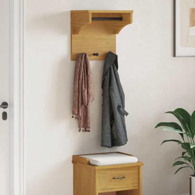 Wandkapstok SANDNES 43x30x42 cm massief grenenhout