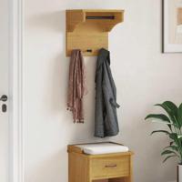 Wandkapstok SANDNES 43x30x42 cm massief grenenhout - thumbnail