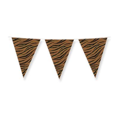 Party Flags foil Tiger Safari